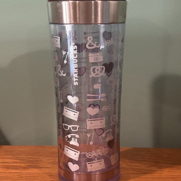 Starbucks Other - STARBUCKS RED AND CLEAR TUMBLER